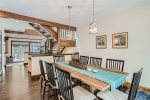 Bald Mountain Townhomes b8 Dining Room